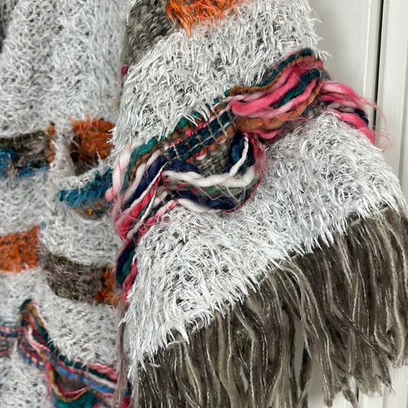 World Market women’s Cardigan one size fits all gray and multicolored - Picture 4 of 9